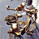 Bici artistica in oro