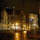 Dipartimento di giustizia di notte a Den haag