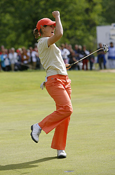 Stephanie Arricau al Klm Open, link qui per dimensioni reali